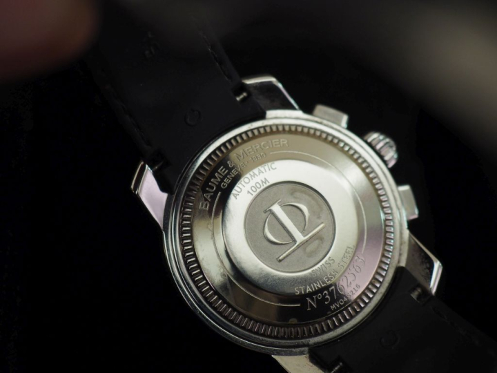 BAUME MERCIER No. 3762563 No. MVO 45216 Chronographe bracelet en acier
