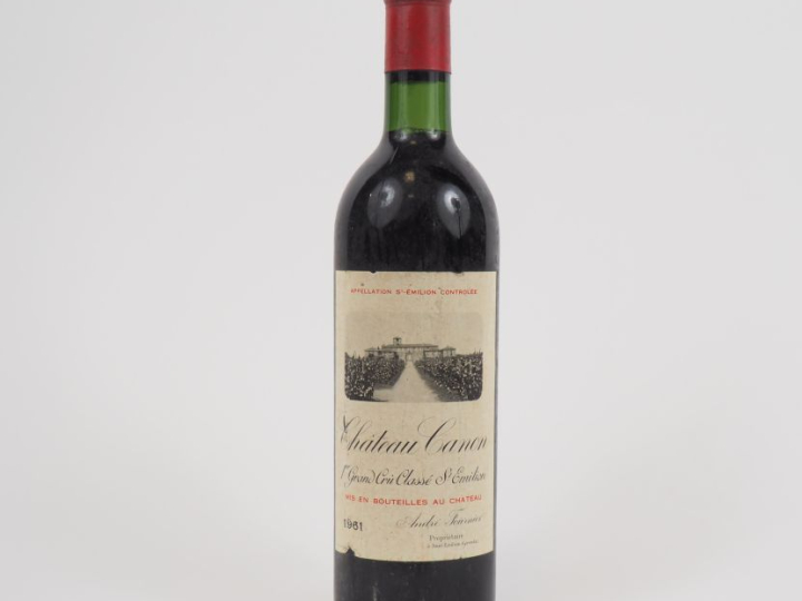 1 BOUTEILLE CHÂTEAU CANON 1er GCC ST EMILION - 1961 - BG/ELA
