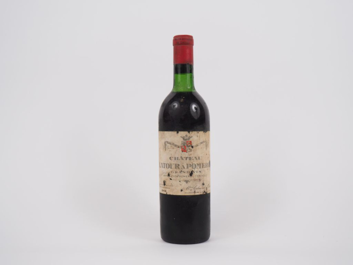 1 BOUTEILLES CHÂTEAU LATOUR A POMEROL - 1966 - LB-HEP/EA