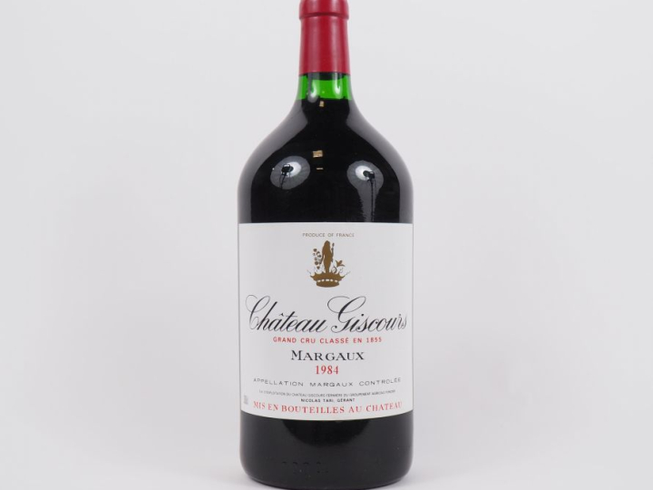 1 DOUBLE MAGNUM CHÂTEAU GISCOURS GCC MARGAUX - 1984 - CBO - TRACE DE C