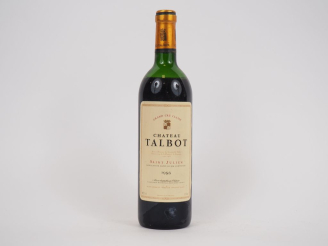 Vente aux enchères 1 BOUTEILLE CHÂTEAU TALBOT GCC ST JULIEN - 1986 - BEP-MEP