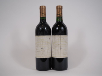 Vente aux enchères 2 BOUTEILLES CHÂTEAU BAHANS DE HAUT BRION GRAVES - 1990 - ETF