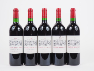 Vente aux enchères 5 BOUTEILLES CHÂTEAU FRANC MAYNE GCC ST EMILION - 1994 - 1 ETA