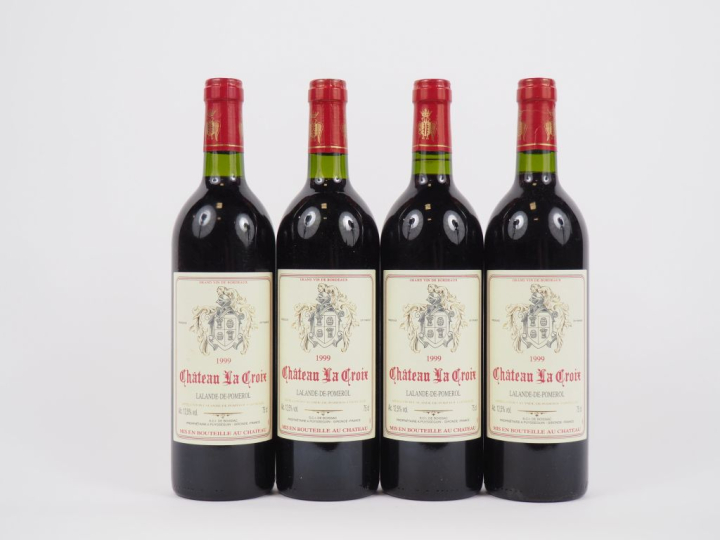 4 BOUTEILLES CHÂTEAU LA CROIX LALANDE POMEROL - 1999