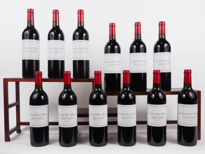 12 BOUTEILLES CHÂTEAU HAUT BAILLY GCC GRAVES - 2000 - CBO