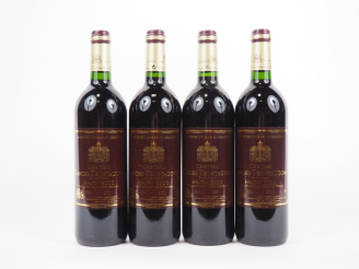 Vente aux enchères 4 BOUTEILLES CHÂTEAU LAROSE TRINTAUDON HAUT MÉDOC - 2001