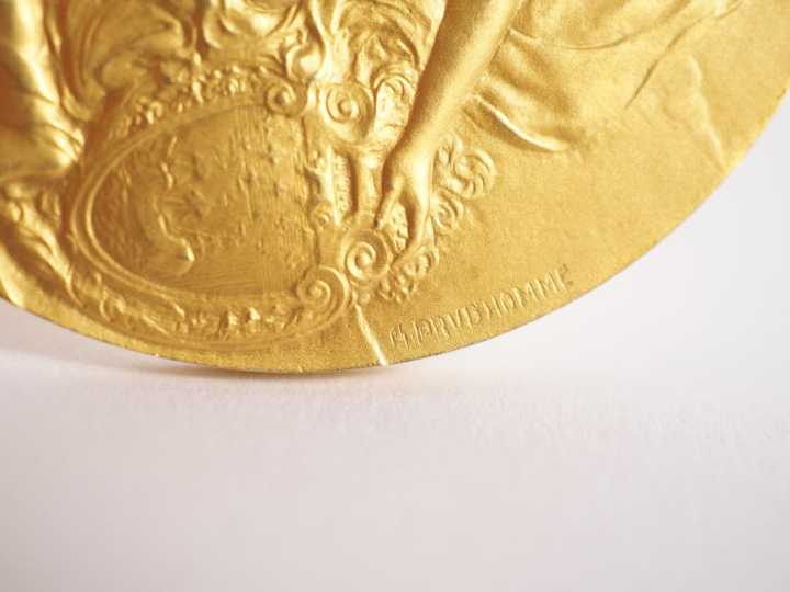 Georges Henri PRUD'HOMME.  Médaille en or "Ville de Paris, La Ville de