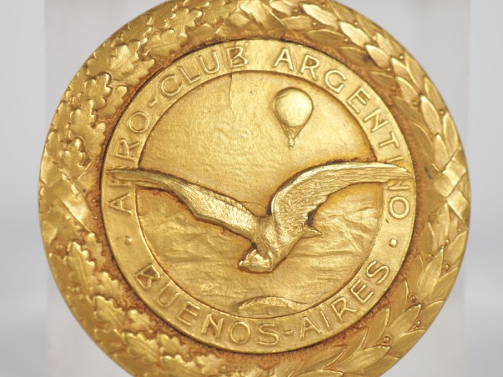 Médaille en or Aero club Argentino Buenos-Aires "Gran Premio de honor 