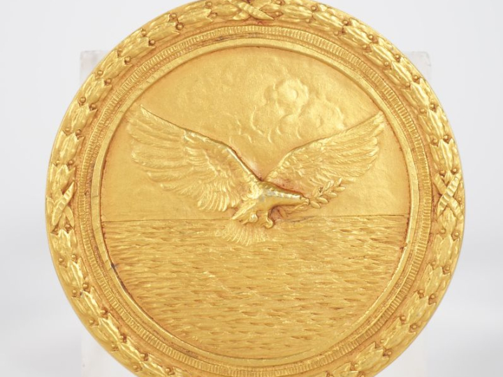 Médaille en or, "Hommage de la Collectivité Belge en Argentine, Paris 