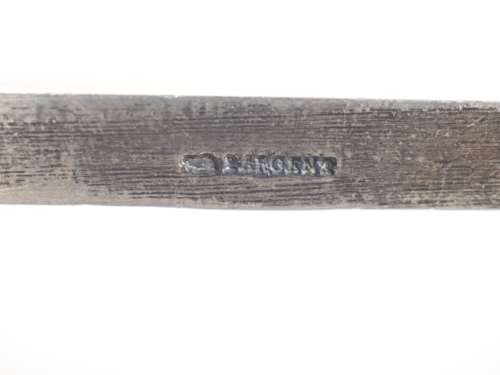 A. MORLON.  Plaque rectangulaire en argent : "Navigation aérienne, Le 