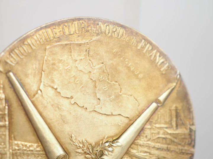 PIRON. Médaille en argent "Automobile Club du Nord de la France" à Die