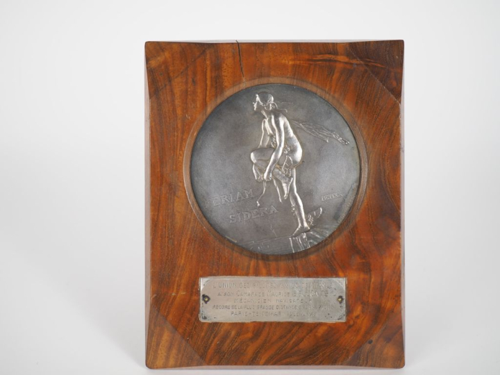 M. DAMMANN.  Médaille en argent, légendé FERIAM SIDERA sur la face et 