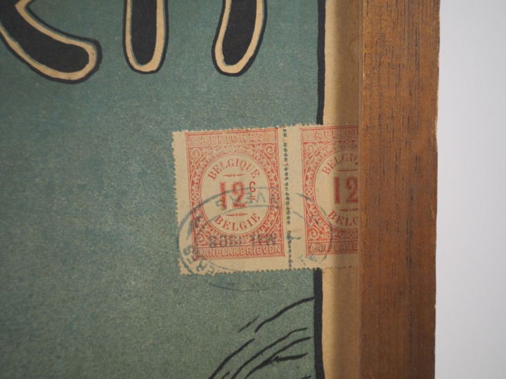 RATINCKX Frères à Anvers.  Affiche de l'Aéro club des Flandres pour la