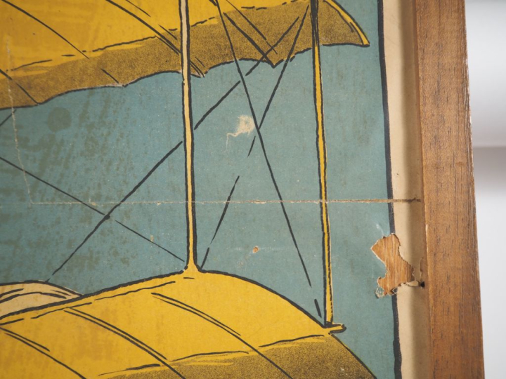 RATINCKX Frères à Anvers.  Affiche de l'Aéro club des Flandres pour la