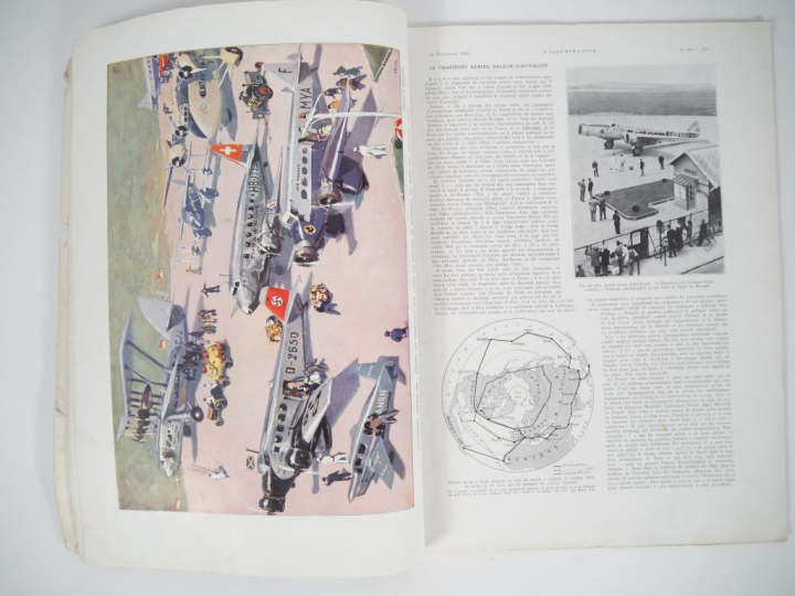Numéro de L'illustration daté du 14 novembe 1936 consacré à l'aéronaut
