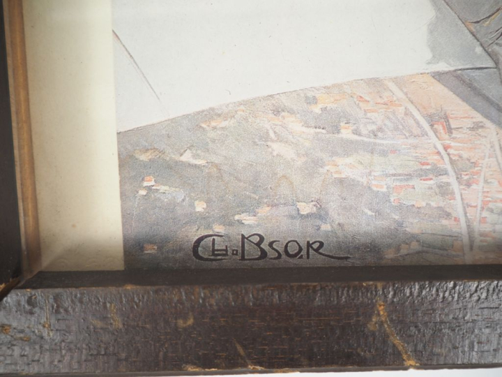 Reproduction d'affiche "Meeting d'aviation à Nice du 10 avril 1910".