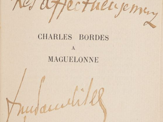 ALIBERT (François-Paul). CHARLES BORDES À MAGUELONNE. Saint-Félicien-e