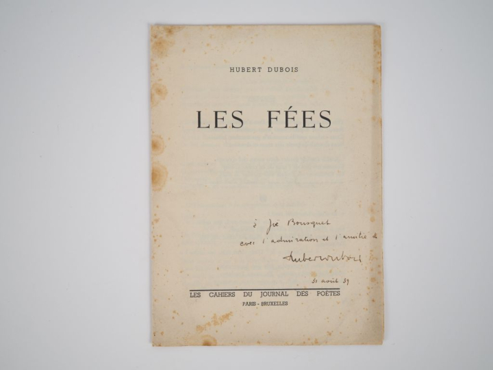 AUBRAY (Thérèse). UNITÉ. Les Cahiers du Journal des Poètes, 1939. In-8