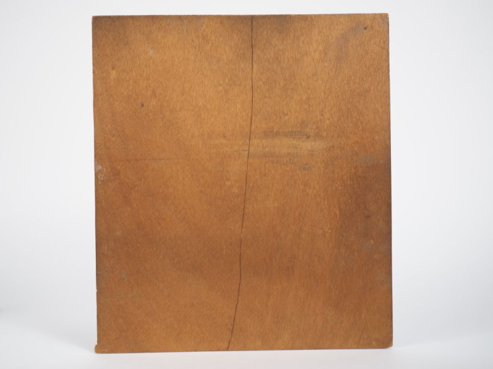 [BOUSQUET (Joë)]. PORTRAIT DE JOË BOUSQUET. Huile sur toile brune coll