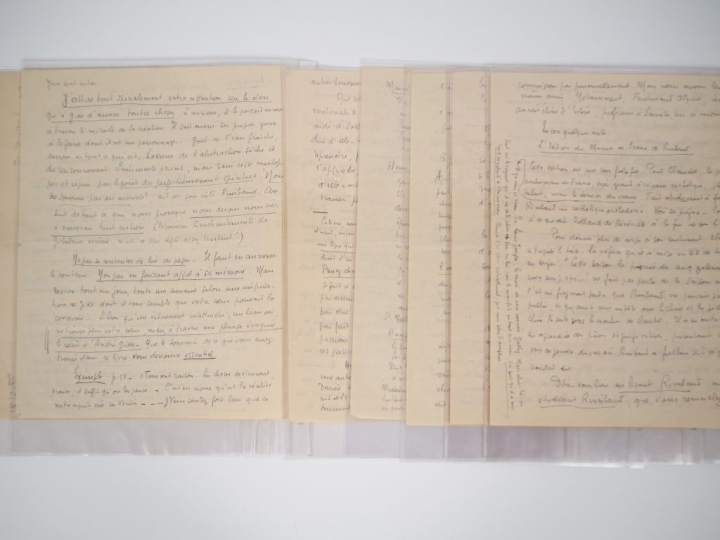 BOUSQUET (Joë). LETTRE AUTOGRAPHE TITRÉE « EMPLOI DU TEMPS ». 20 pages