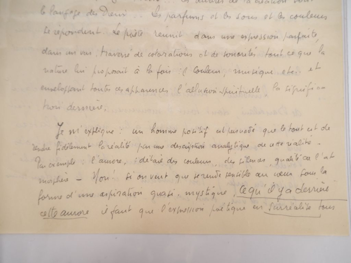 BOUSQUET (Joë). LETTRE AUTOGRAPHE TITRÉE « EMPLOI DU TEMPS ». 20 pages