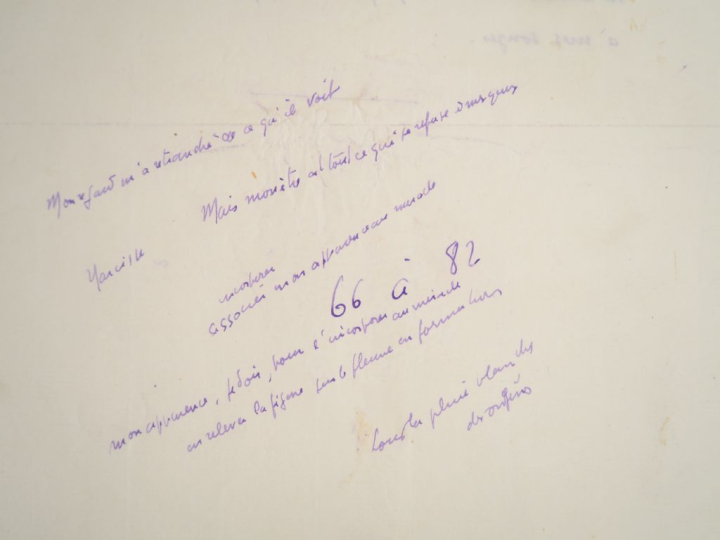 BOUSQUET (Joë). IL NE FAIT PAS ASSEZ NOIR. 150 ff. (27 X 21 cm) de pap