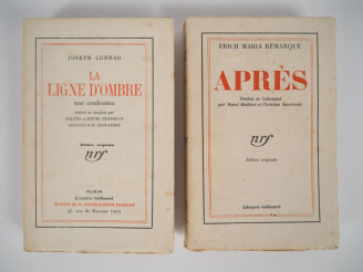 Vente aux enchères CONRAD (Joseph). LA LIGNE D’OMBRE. Une confession. P., Éditions de la 
