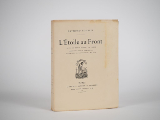 Vente aux enchères ROUSSEL (Raymond). L’ÉTOILE AU FRONT. P., Lemerre, 1925. In-8 broché. 