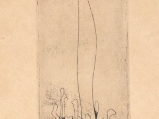 Vente aux enchères TANGUY (Yves). EAU-FORTE SANS TITRE. Planche vélin (225 X 155 mm), gra
