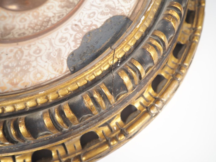 Grand Plat XVIème Hispano-mauresque en faïence lustrée à décor émaillé