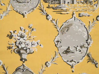 Vente aux enchères Fabrique Royale de papiers peints à Bruxelles. 6 différents rouleaux d