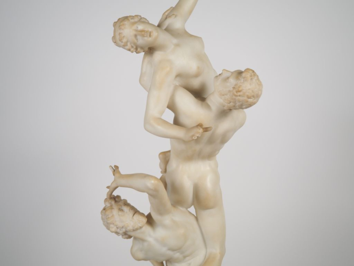 Jean de BOLOGNE (d'après). "L'enlèvement des sabines". Sculpture en al