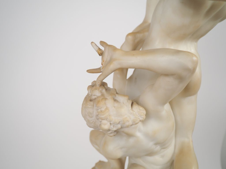 Jean de BOLOGNE (d'après). "L'enlèvement des sabines". Sculpture en al