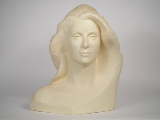 Vente aux enchères Ecole française XXème. "Marianne". Plâtre d'atelier. H. 57 cm. (Petite