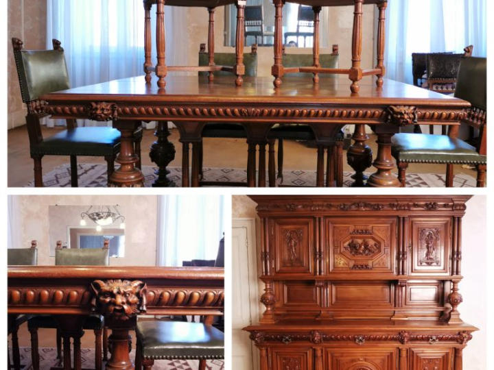 MILHAU à Carcassonne.  Ensemble de salle à manger Fin XIXème - début X