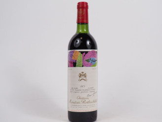 Vente aux enchères 1 BOUTEILLE CHÂTEAU MOUTON ROTHSCHILD 1er GCC PAUILLAC - 1975 - LB