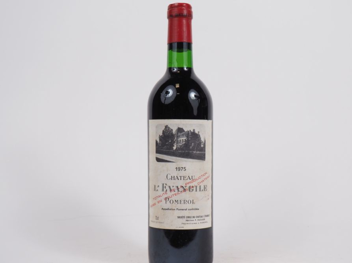 1 BOUTEILLE CHÂTEAU L'ÉVANGILE POMEROL - 1975