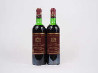 Vente aux enchères 2 BOUTEILLES CHÂTEAU LAROSE TRINTAUDON HAUT MÉDOC - 1975 - HEP/MEP - 1