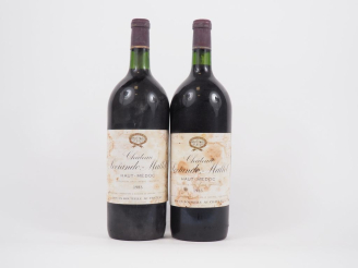 Vente aux enchères 2 MAGNUMS CHÂTEAU SOCIANDO MALLET HAUT MÉDOC - 1983 - ETS
