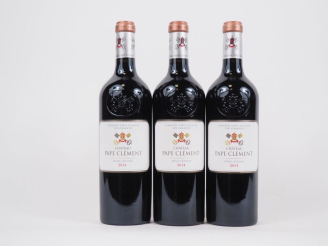 Vente aux enchères 3 BOUTEILLES CHÂTEAU PAPE CLÉMENT GCC GRAVES - 2014