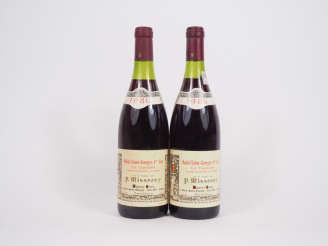 Vente aux enchères 2 BOUTEILLES NUITS SAINT GEORGES 1er CRU "LES VAUCRAINS" P. MISSEREY -