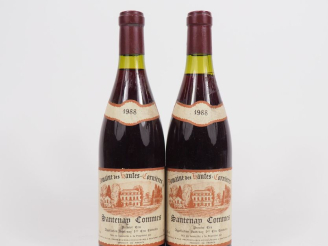 Vente aux enchères 2 BOUTEILLES SANTENAY COMMES 1er CC DOMAINE DES HAUTES CORNIÈRES - 198