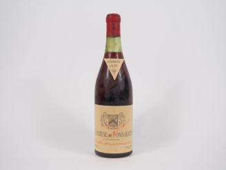 Vente aux enchères 1 BOUTEILLE CHÂTEAU DE FONSALETTE CÔTES DU RHÔNE - 1970 - 3 CM - CAPSU
