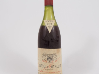 Vente aux enchères 1 BOUTEILLE CHÂTEAU DE FONSALETTE CÔTES DU RHÔNE - 1973 - 6,5 CM - CAP