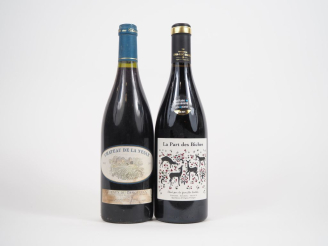 Vente aux enchères 2 BOUTEILLES : 1 CHÂTEAU DE LA NEGLY COTEAUX DU LANGUEDOC "LA COTE" 20