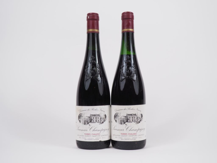 2 BOUTEILLES DOMAINE DES ROCHES NEUVES "TERRES CHAUDES" SAUMUR CHAMPIG