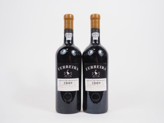 Vente aux enchères 2 BOUTEILLES PORTO FERREIRA "LATE BOTTLED VINTAGE PORTO" - 2009