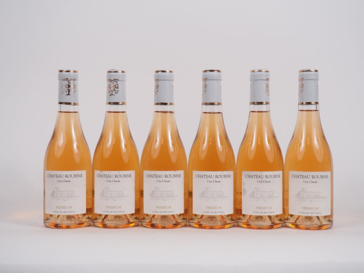 6 BOUTEILLES (37,5 CL) CHÂTEAU ROUBINE CC CÔTES DE PROVENCE PREMIUM - 