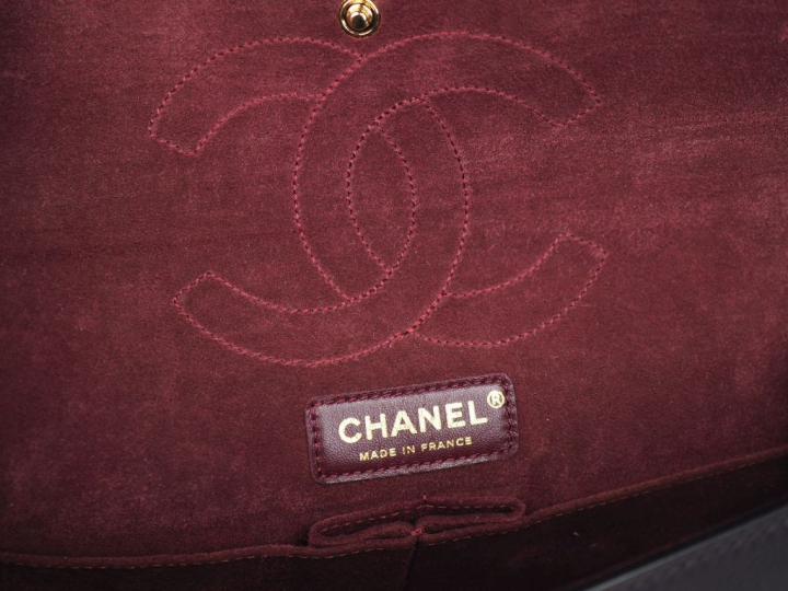 CHANEL Sac à main, modèle " 255 " par Karl Lagerfeld, en cuir d'agneau