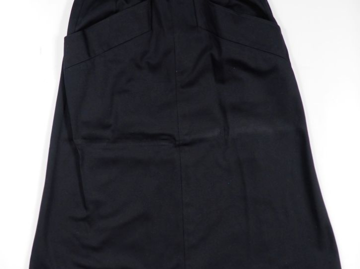 SAINT LAURENT, Rive gauche Jupe mi-longue probablement en coton, de co